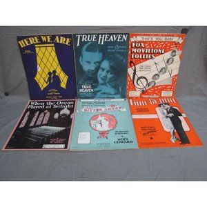 Antique Lot of 1900s Assorted Sheet Music #137